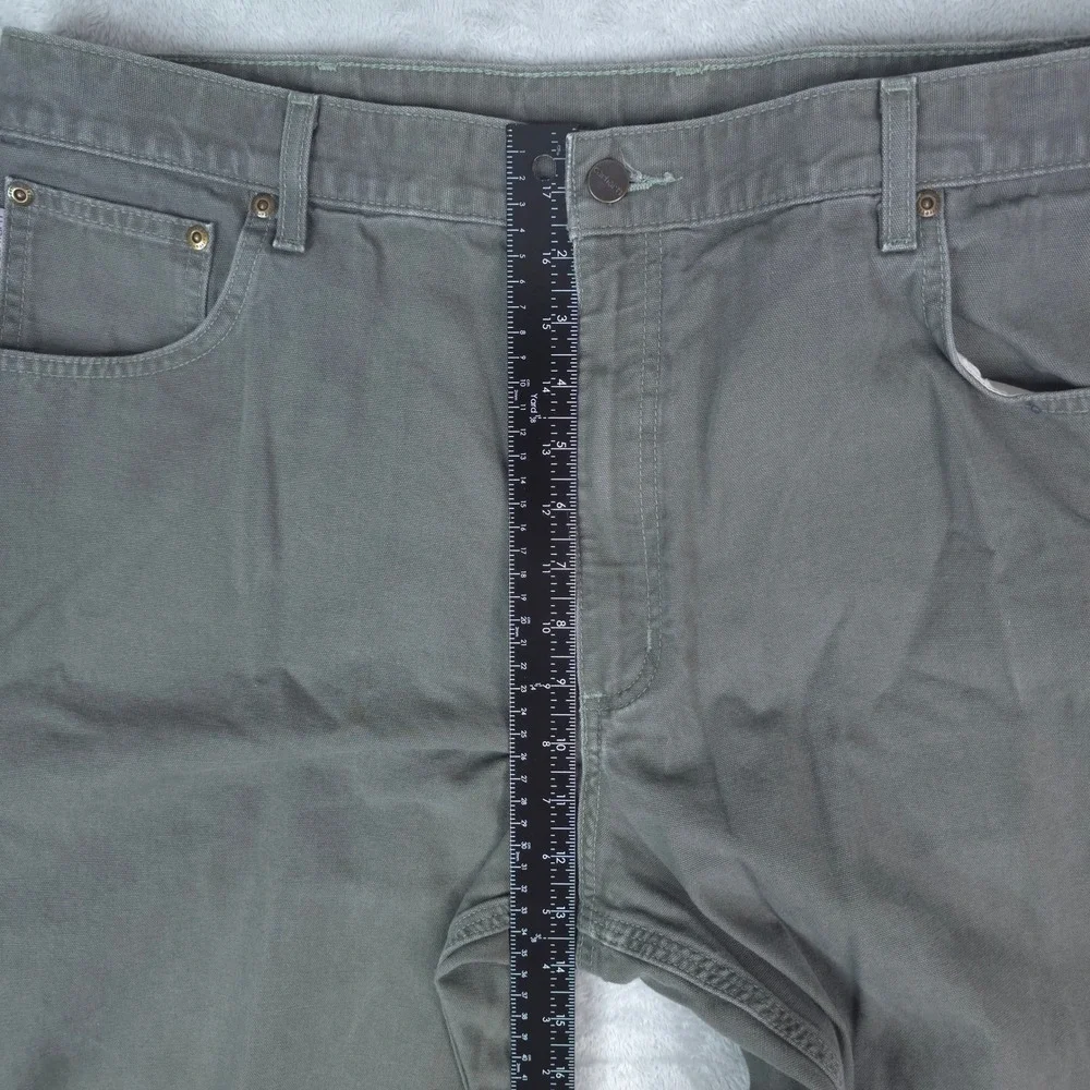Carhartt Carpenter Pants‎ Mens 42x30 Gray Loose Fit Canvas B159 DMS Workwear